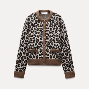 Leopard Print Cardigan